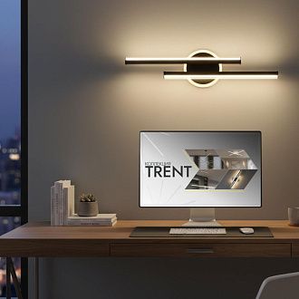 Настенный светильник 55 см, 20W, 3000-5000K, Citilux Trent CL203521, черный