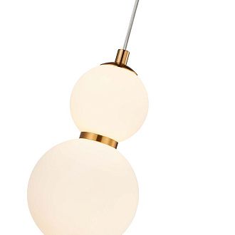 Подвес 13*44-205 см, 1*LED, 7W, 3000K, F-Promo Kiran 4613-1P, белый