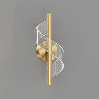 Бра ORNELLA WALL Brass 23*21*21 см, 1*LED*4W, 3000, 4000, 5000K, ImperiumLoft ornella-wall01, Латунь