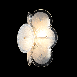Настенный светильник 30 см, Crystal Lux DANDELION AP2 GOLD, золото