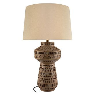 Настольная лампа 79 см, LOFT IT Peru 10525T, коричневый