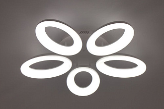 Накладной светильник 74*12 см, LED, 100W, 3000K-6000K Escada Ellipse 10204/5LED, белый