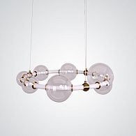 Подвесная люстра SESSA RING D73 73*73*20 см, 1*LED*36W, 3000, 4000, 5000K, ImperiumLoft sessa-ring01, Латунь