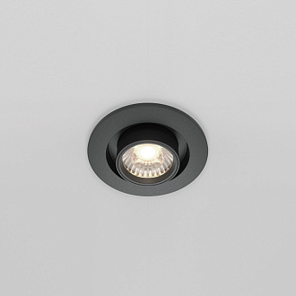 Встраиваемый светильник 9,5*9,8 см, LED*10W, 4000 К, Hidden DL045-01-10W4K-B Maytoni Downlight, Черный