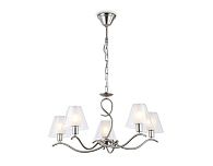 Подвесная люстра **79- см, 5*E14*40W, K, Ambrella Light High Light LH57081, никель