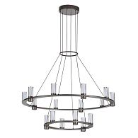 Подвесной светильник *85*200- см, 16*LED*93W, 3000K, Odeon Light Defance 7143/110L, черный