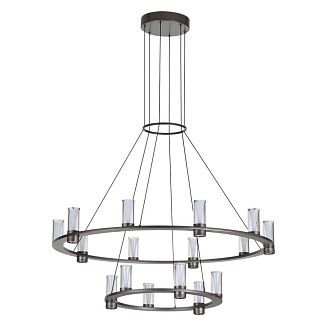Подвесной светильник *85*200- см, 16*LED*93W, 3000K, Odeon Light Defance 7143/110L, черный