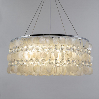 Светильник с ракушками 60 см, Arte Lamp PIPIRIMA A4041SP-8CC, хром