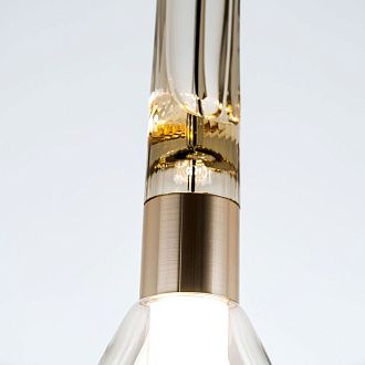 Подвесной светильник 12.5*80/200 см, LED 6W 3300К MODESTYLE MS.1631.1 золото/черный