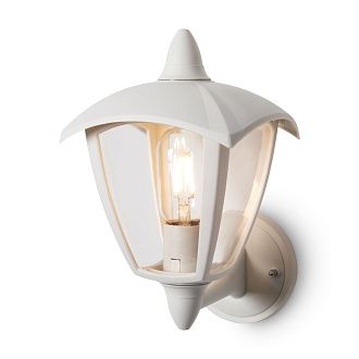 Уличное бра 22*17,3*-27 см, 1*E27*13W Voltega  VGL7306WL-01W1, Белый