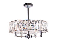 Люстра Ø500 x H450, мм, 5*40W (200W), CHROME (Хром) NewRgy 2432R/5A CHR+CL