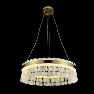 Подвесная люстра 70 см, 164W, 3000-6000K, Gerhort B11189/1BRS+WT LED, бронза