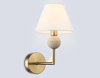 Бра с абажуром 24*17*30- см, 1*E14*40W, K, Ambrella Light High Light LH75165, латунь