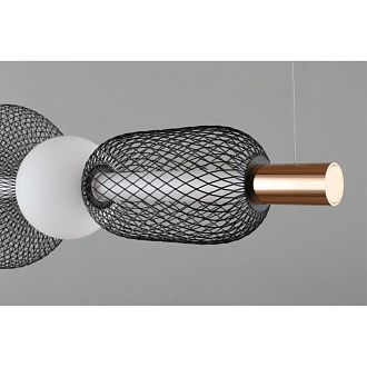 Линейный светильник 126,5*22*50-110 см 29W, 3000K, Aployt Nikusia APL.658.03.29, черный