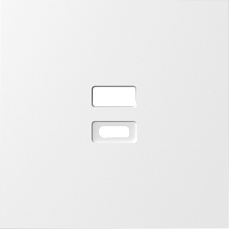 Donel S08 матовый белый накладка для розеток USB, серия DB, DS28633