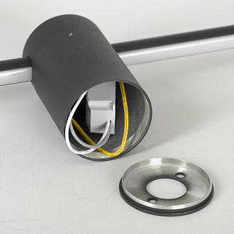 Бра настенное 100*10*6 см, 1*led*14W 3000K Lussole Lowell LSP-7118 черный