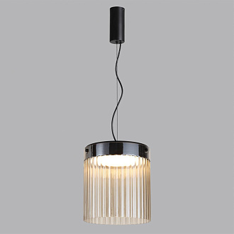 Подвес 23,5*23,5*159 см,  LED*W, 4000 К, Odeon Light Pillari, черный 5047/20L