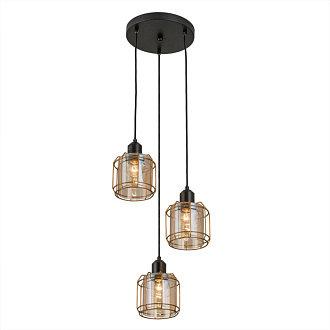 Подвесная люстра Citilux Таверна CL542232, диаметр 26 см, черный