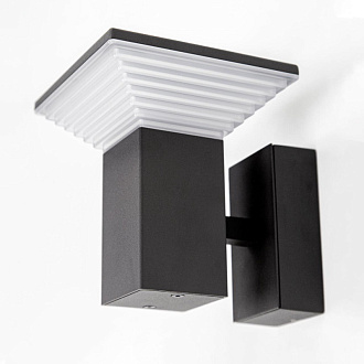 Светильник уличный 13*17 см, LED 6W, 4000K, 450Lm, 1-2 м2, IP54 Citilux CLU02W, черный