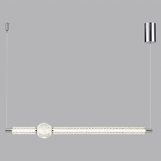 Подвес 100*150 см, 1 LED*28W, 4000 К, Odeon Light Crystal, хром 5007/28L