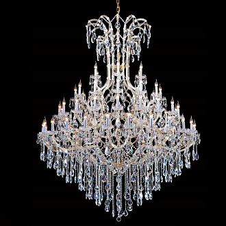 Люстра 180 см, Crystal Lux DIVA SP60 Золотой/Прозрачный