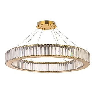 Люстра подвесная *80* см, Led лента*LED*36W, 3000/4500/6000 K, Arti Lampadari Anzio Anzio L 1.5.80.100 G, золотой