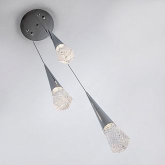 Подвесной светильник 30*30*97 см, LED 15W, 4000K, Хром MODELUX ML.3315.5