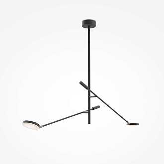 Потолочный светильник 23*122,5*100,4 см, LED 15W 3000K Maytoni Modern Fad MOD070CL-L15B3K1 черный