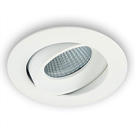 Встраиваемый светильник 9 см, 7W, 3500К Citilux Альфа CLD001NW0, белый, вр 8 см