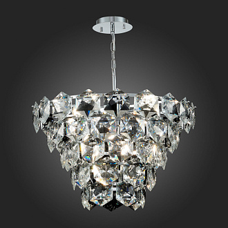 Люстра подвесная 58 см, 360W, ST LUCE VITERBO SL1631.103.09 Хром