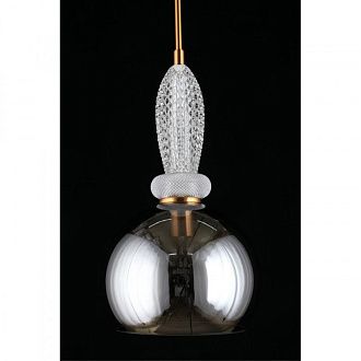 Подвесной светильник 20*55-150 см, 1*E14, 40W, Aployt Kristel APL.304.06.01, бронзовый