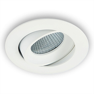 Встраиваемый светильник 9 см, 7W, 3500К Citilux Альфа CLD001NW0, белый, вр 8 см