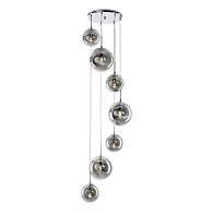 Светильник подвесной 42*215 см, 7*E14, Хром Citilux Томми CL102070