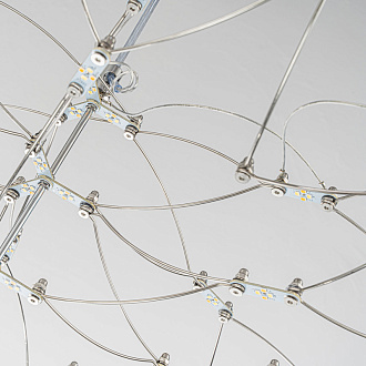 Подвесная люстра 58,5*219 см, 1*LED, 23W, 3000-6000К, Favourite Thinner 4305-6P хром