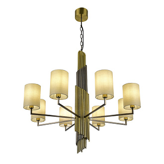 Подвесная люстра 90*80 см, 8*E14, 336W, ST-Luce GLORIA SL1638.303.08 латунный