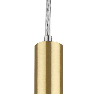 Подвесной светильник *2*60-140 см, *LED*5W, 3000K, Lightstar Tubo LT7472332, золотой