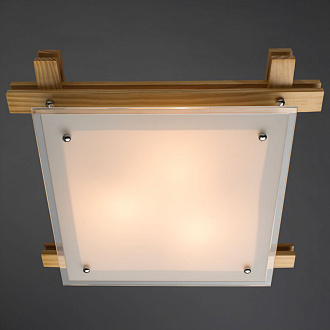 Потолочный светильник ArteLamp A6460PL-3BR, 40х40 см, светло-коричневый