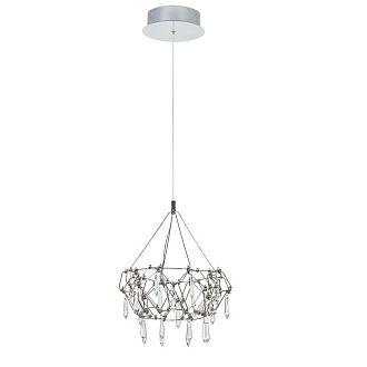 Подвесной светильник 27*27*35-150 см, 1*LED*21W, 4000K, Arte Lamp Rotondo 1019/02 SP-28, Хром