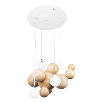 Светильник 50 см, 33W, 3000K, Loft It 10161 Light wood, белый