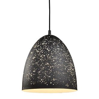 Подвесной светильник Lussole Loft GRLSP-9892, диаметр 30 см, черный