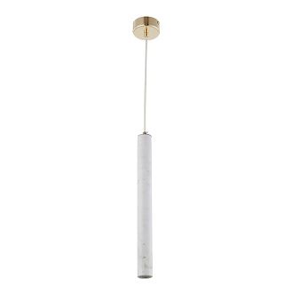 Светильник 4 см, 3W, 4000K, Crystal Lux FRESA SP3W LED WHITE, золото-белый мрамор