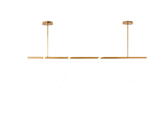 Люстра  1500*300, LED, 36W 4000K NewRgy LED KT877-DW-1500 BRASS, Бронза