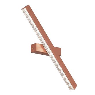 Бра 47,5*4*-7,3 см, *LED, 11W, 4000K, ST-Luce Euclidics SL1018.623.01, коричневый