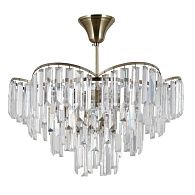 Люстра 50*50*46 см, 8*E14 Gerhort G22028/8AB+CL, Античная бронза