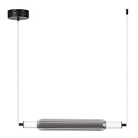 Подвесной светильник 61*120*12 см, 1*LED*15W 4000K Lumion TRENDY 6556/15L черный, дымчатый