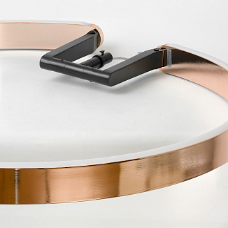 Торшер 220*210 см, 1*LED *W 4000K Lussole Shoe LSP-0937 черный\медный