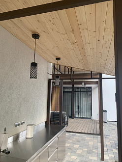 Уличный настенный светильник Odeon Light Dunes 4834/1W, черный