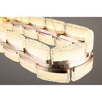 Люстра подвесная 110 см, 180W, 3000-6000K, 25 м2 Aployt Theothila APL.093.03.180, шампань