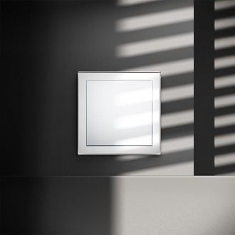 Выключатель встраиваемый Voltum S70 одноклавишный 10А, белый  пластик  VLS010101