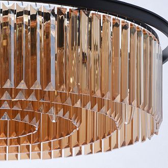 Люстра 70*89 см, 10*E14 матовый черный/золот MW-Light Гослар 498015010